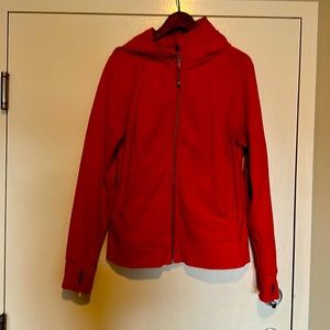 Lululemon orange women’s scuba  hoodie
